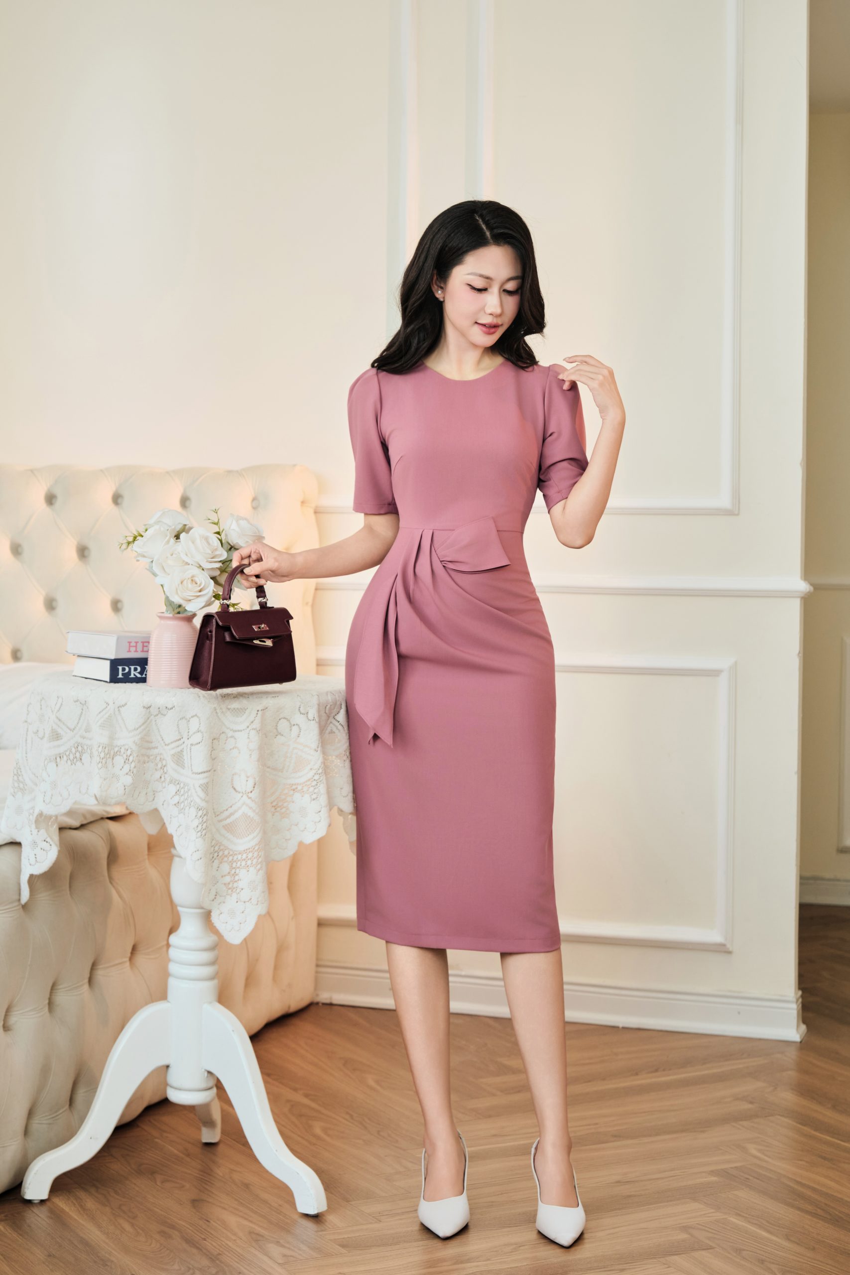 Đầm Tay Lỡ GEMMI Fashion, DK8698 - Ảnh 4