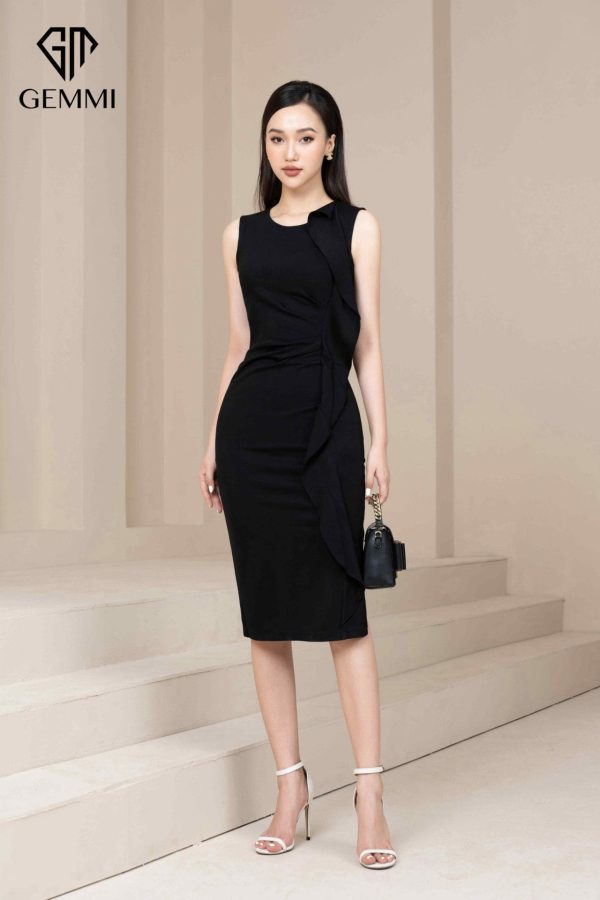 Đầm nữ thiết kế ôm body cách điệu GEMMI Fashion, DK8506