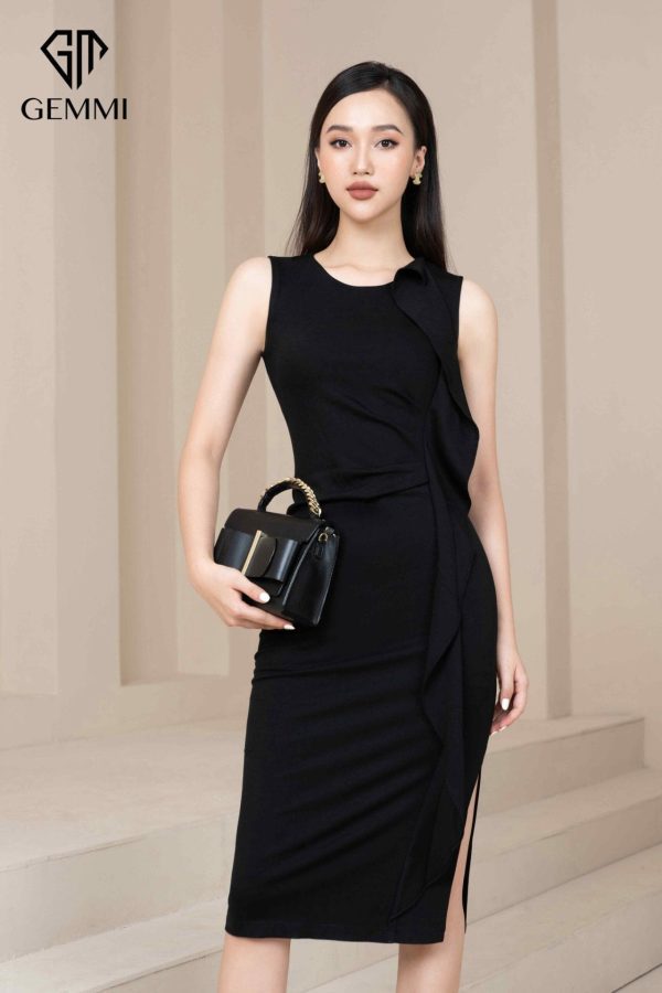 Đầm nữ thiết kế ôm body cách điệu GEMMI Fashion, DK8506 - Hình ảnh 3