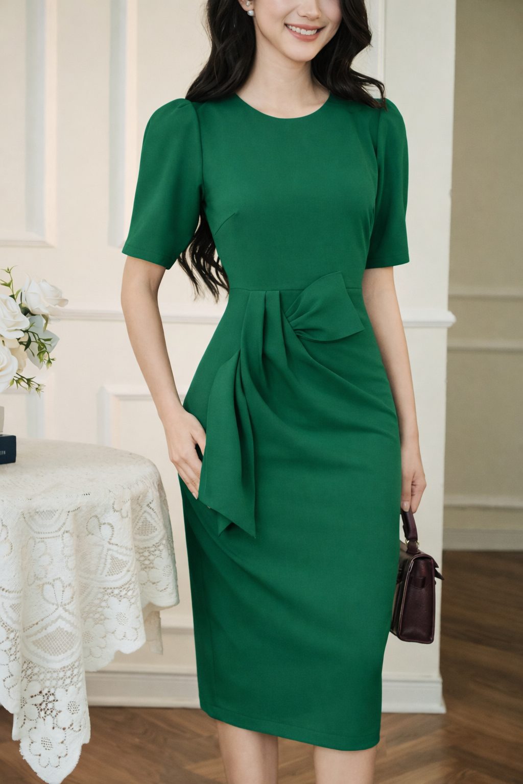 Đầm Tay Lỡ GEMMI Fashion, DK8698 - Ảnh 6