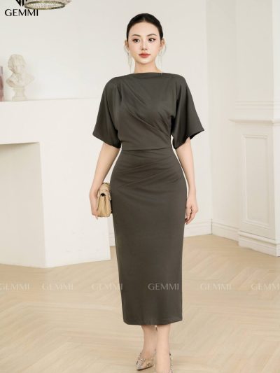 Đầm tay dơi GEMMI Fashion, DK8699