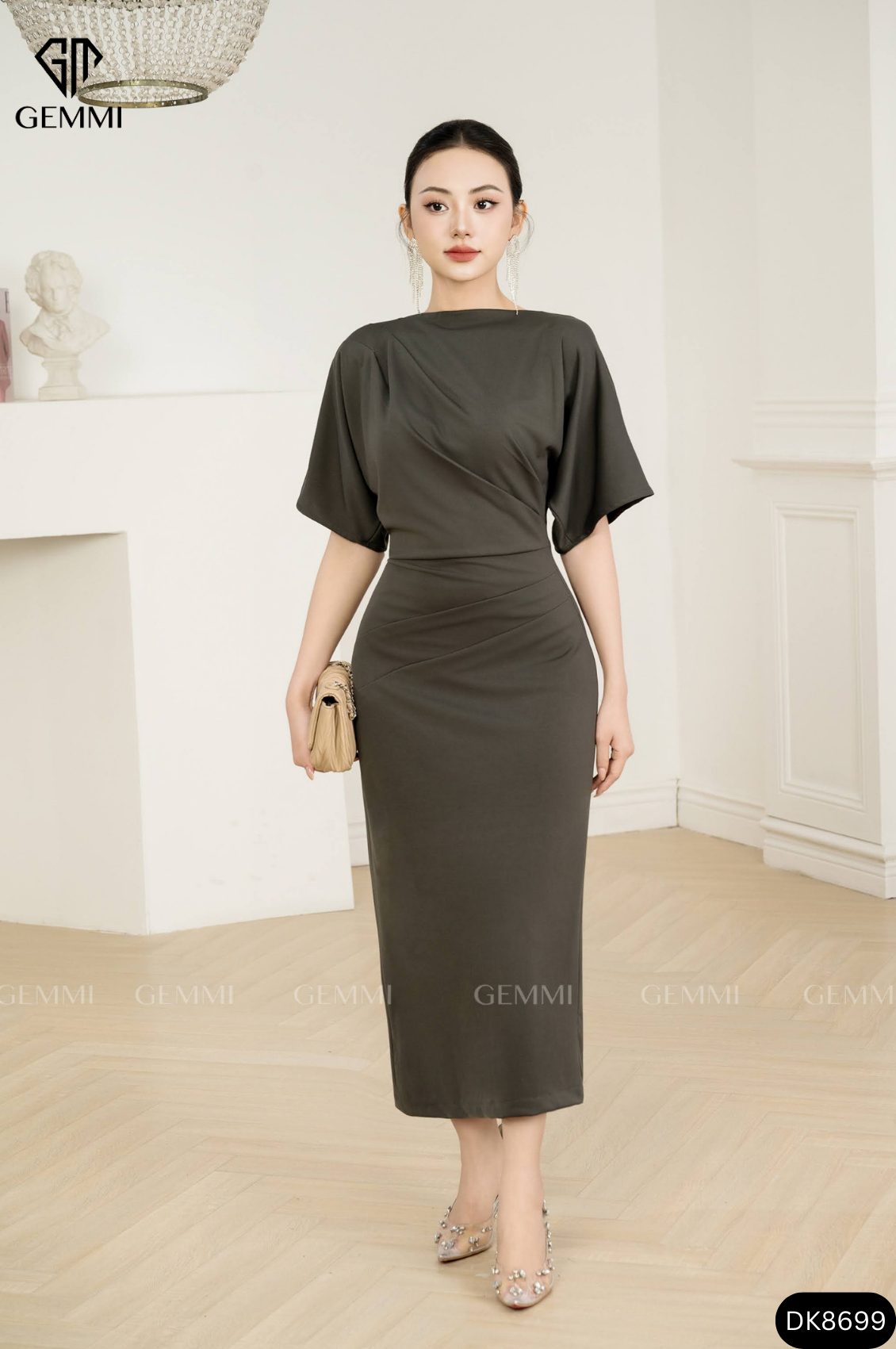 Đầm tay dơi GEMMI Fashion, DK8699