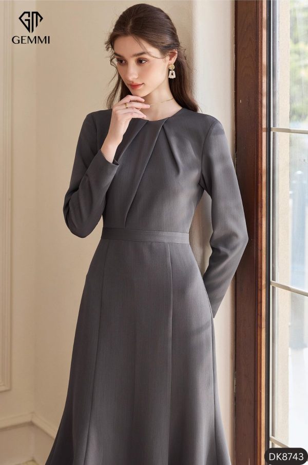 Đầm công sở dài tay GEMMI Fashion, DK8743 - Hình ảnh 9