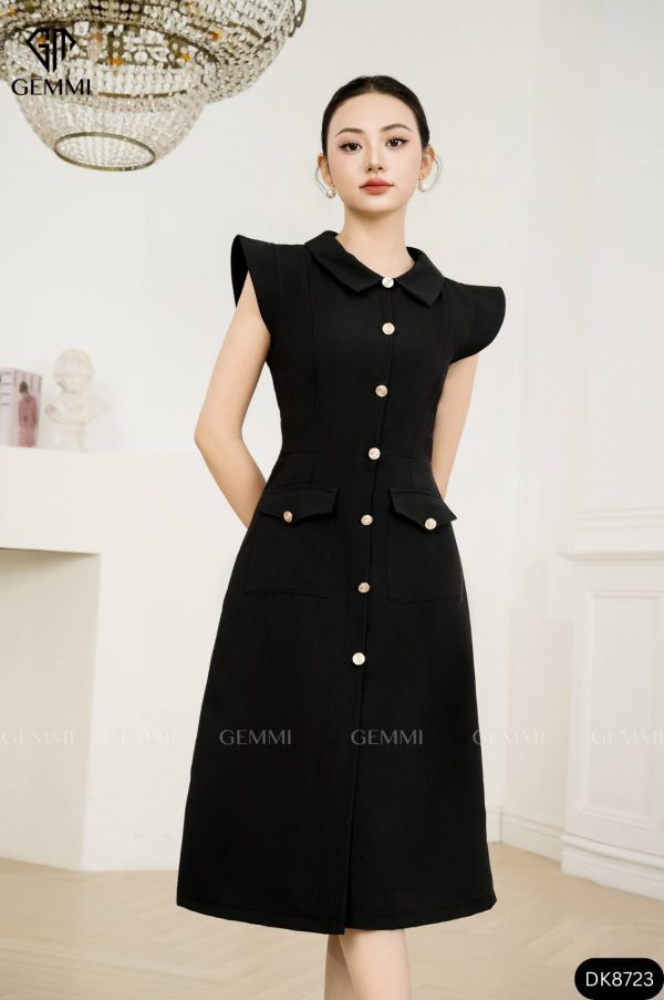 Đầm công sở dáng A  GEMMI Fashion, DK8723 - Hình ảnh 3