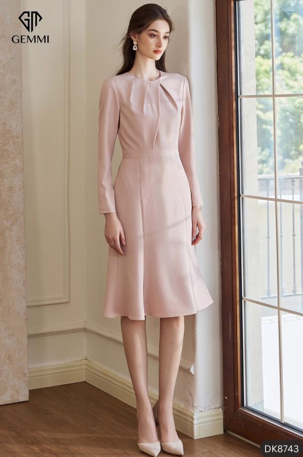Đầm công sở dài tay GEMMI Fashion, DK8743 - Hình ảnh 8