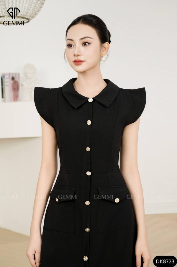 Đầm công sở dáng A  GEMMI Fashion, DK8723 - Hình ảnh 4