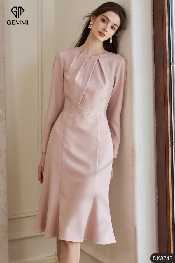 Đầm công sở dài tay GEMMI Fashion, DK8743 - Hình ảnh 7