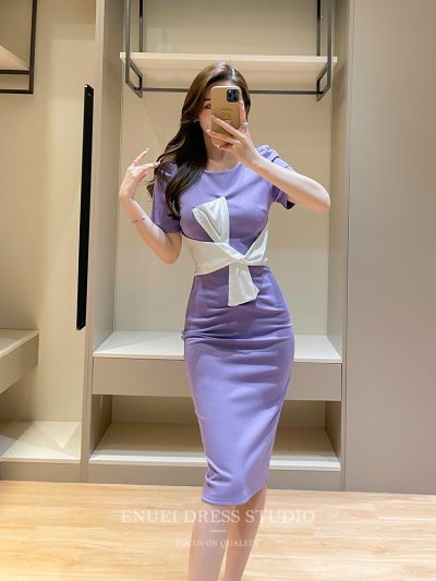 Đầm Body  Phối Nơ  GEMMI Fashion, DK8617