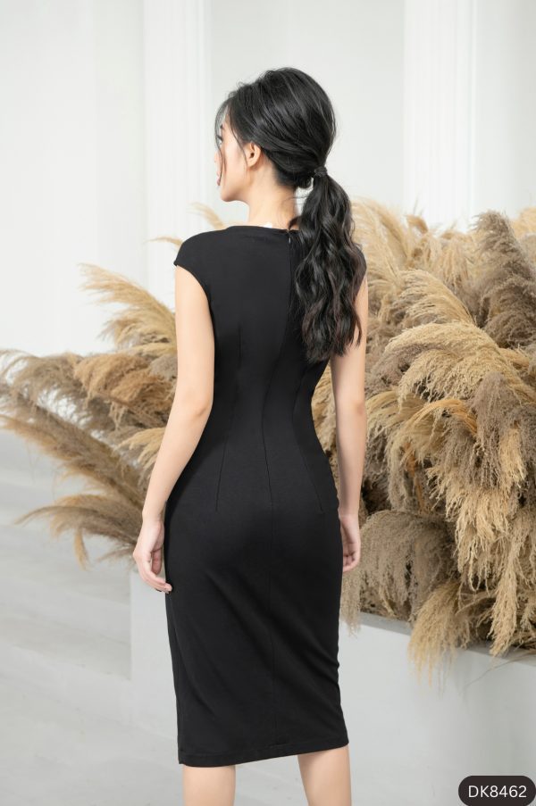 Đầm body thiết kế xoắn eo xẻ tà GEMMI Fashion, DK8462 - Hình ảnh 14