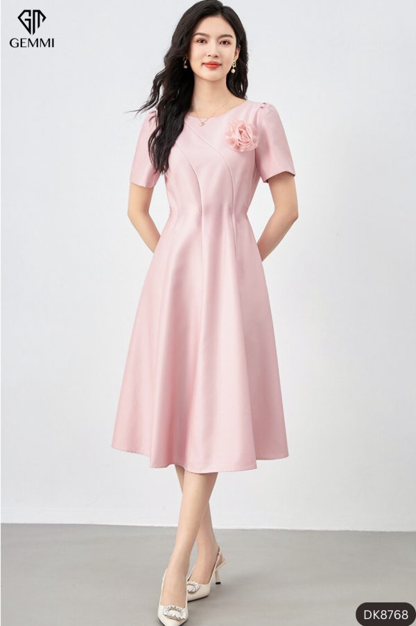 Đầm xòe taffta GEMMI Fashion, DK8768 - Hình ảnh 9