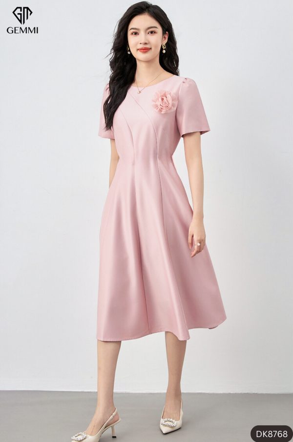 Đầm xòe taffta GEMMI Fashion, DK8768 - Hình ảnh 8