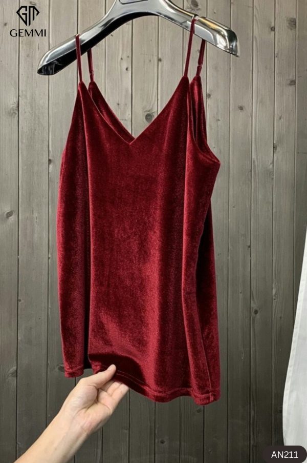 Áo 2 dây tuyết nhung GEMMI Fashion, AN221 - Hình ảnh 7