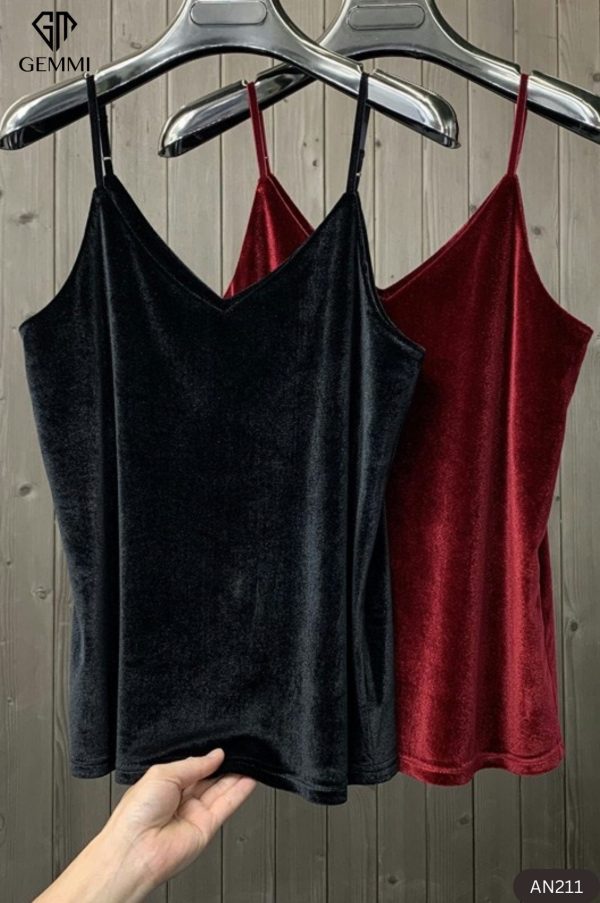 Áo 2 dây tuyết nhung GEMMI Fashion, AN221 - Hình ảnh 6
