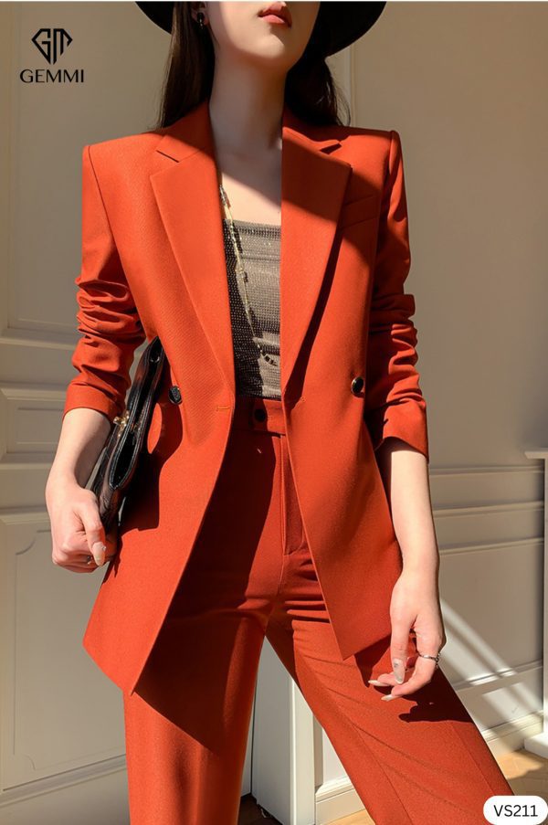 Set vest nữ công sở thiết kế Gemmi fashion, VS211 - Hình ảnh 7