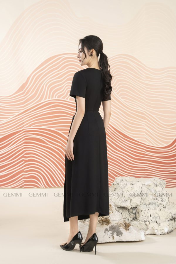 Đầm dạ thiết kế dáng xòe GEMMI Fashion, DK8742 - Hình ảnh 8
