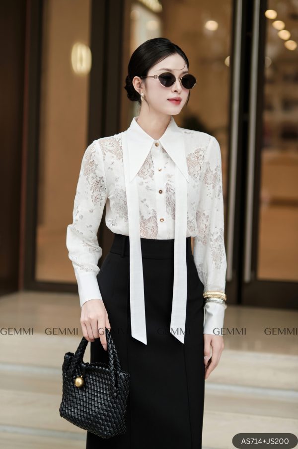 The Luxe Lace Shirt, AS714