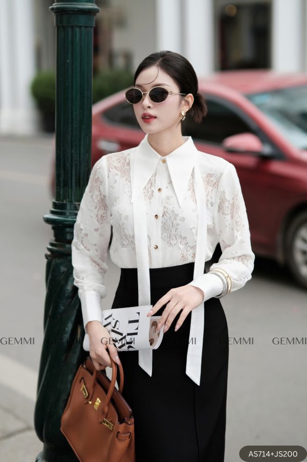 The Luxe Lace Shirt, AS714 - Hình ảnh 2
