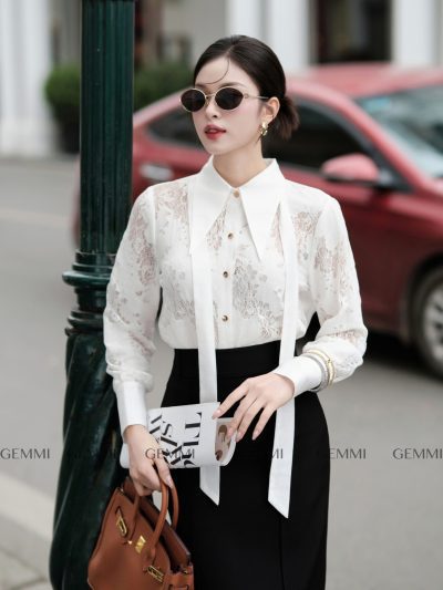 The Luxe Lace Shirt, AS714
