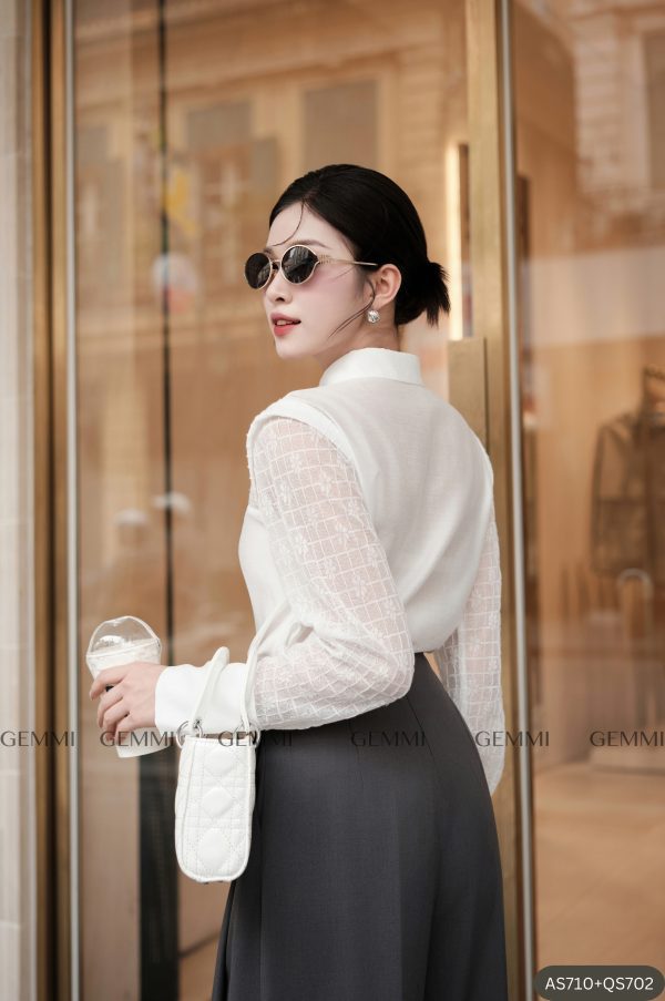 The White Grace Shirt , AS710 - Hình ảnh 2