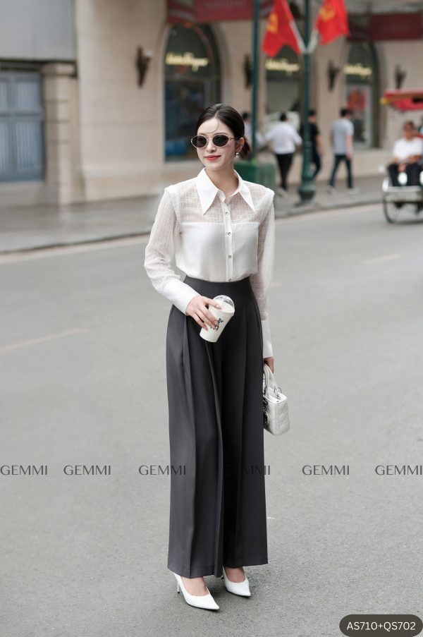Quần tây xếp ba Ly, QS702 - Hình ảnh 4