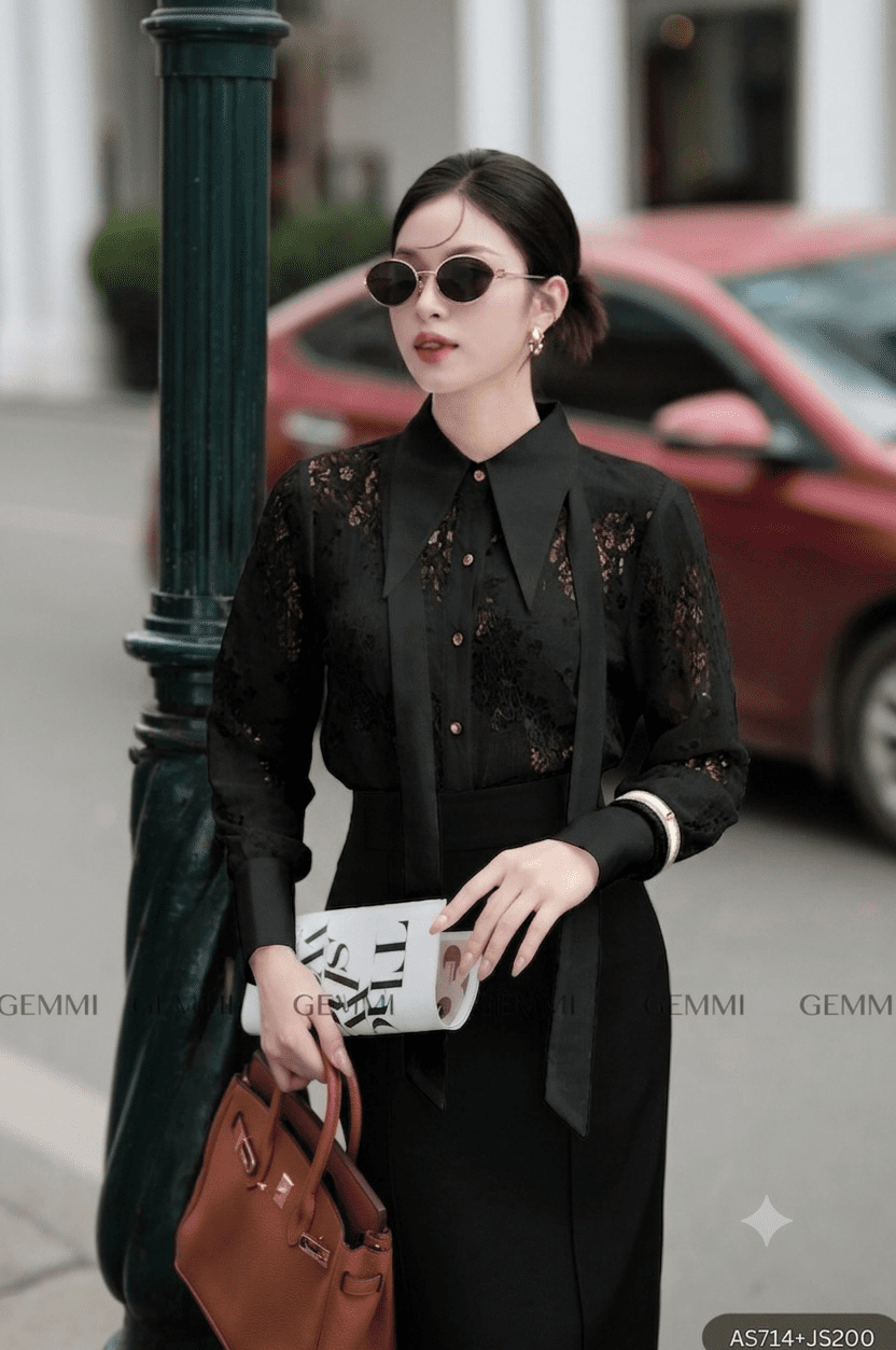 The Luxe Lace Shirt, AS714