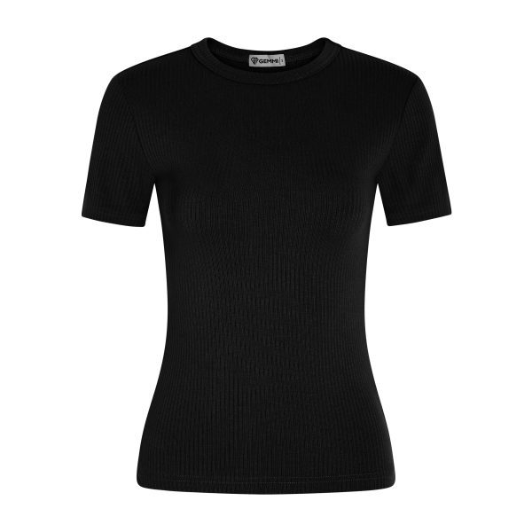 Áo dệt kim basic màu nude GEMMI, AS703 - Hình ảnh 5