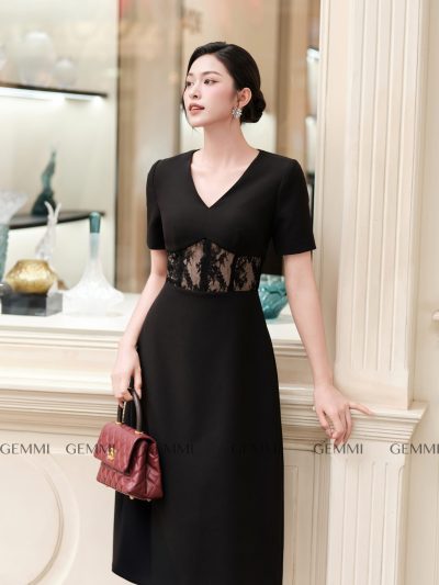 Black Lace Dress GEMMI, DK8811