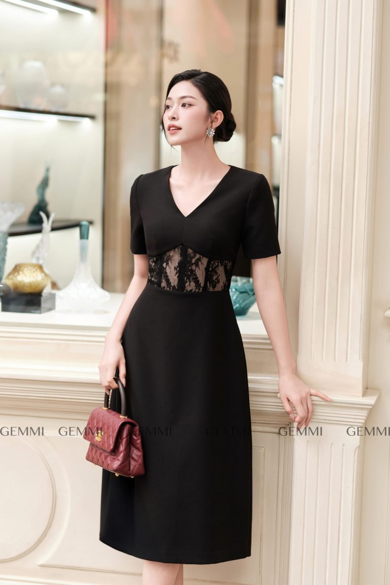 Black Lace Dress GEMMI, DK8811