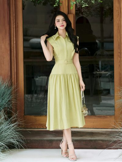 Đầm xanh pastel nàng thơ GEMMI, DK8821