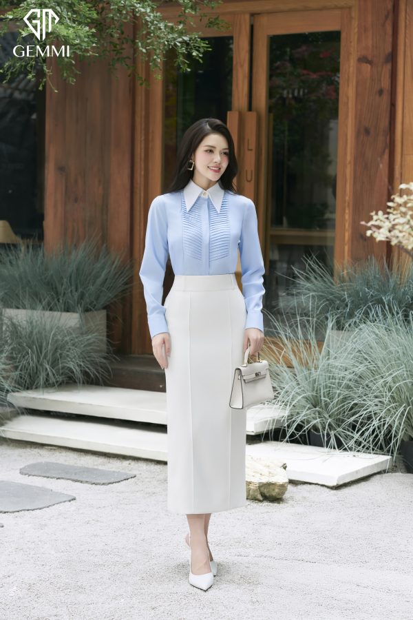 Chân váy midi dáng suông, JS200 - Hình ảnh 4