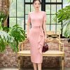 Đầm Hồng Pastel Dự Tiệc Lady Rosé GEMMI, DK8862