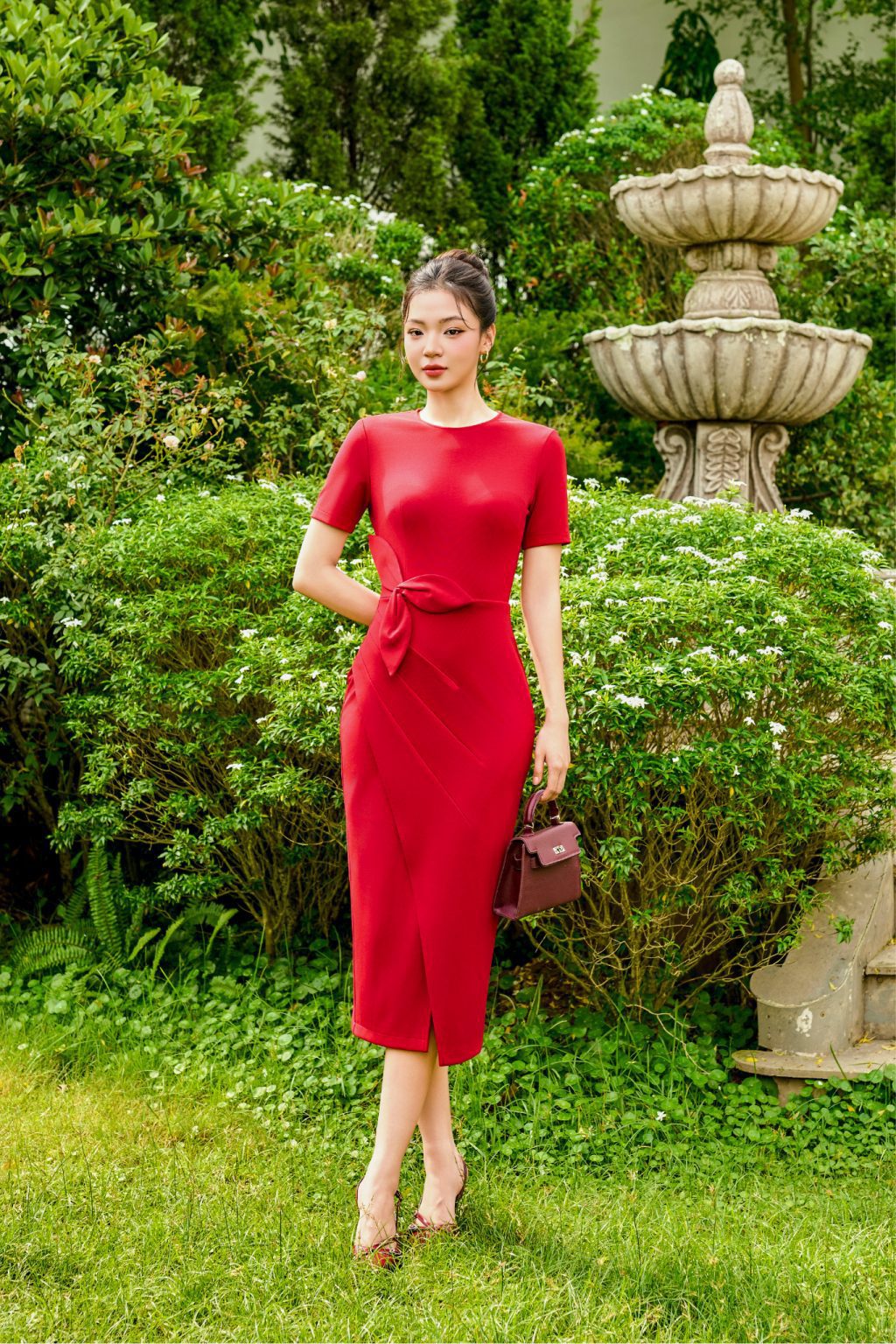 Đầm Velvet Rose Elegance Dress, DK8864