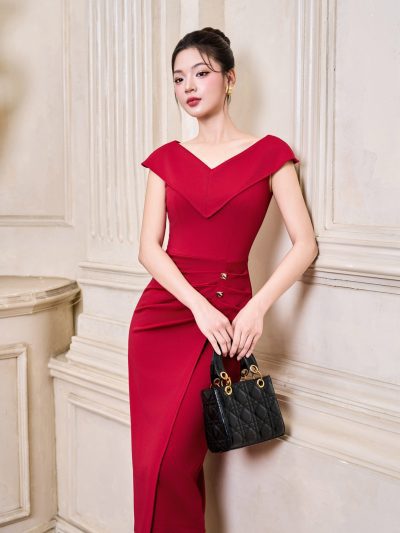 Đầm Scarlet Diva Midi Dress GEMMI, DK8861