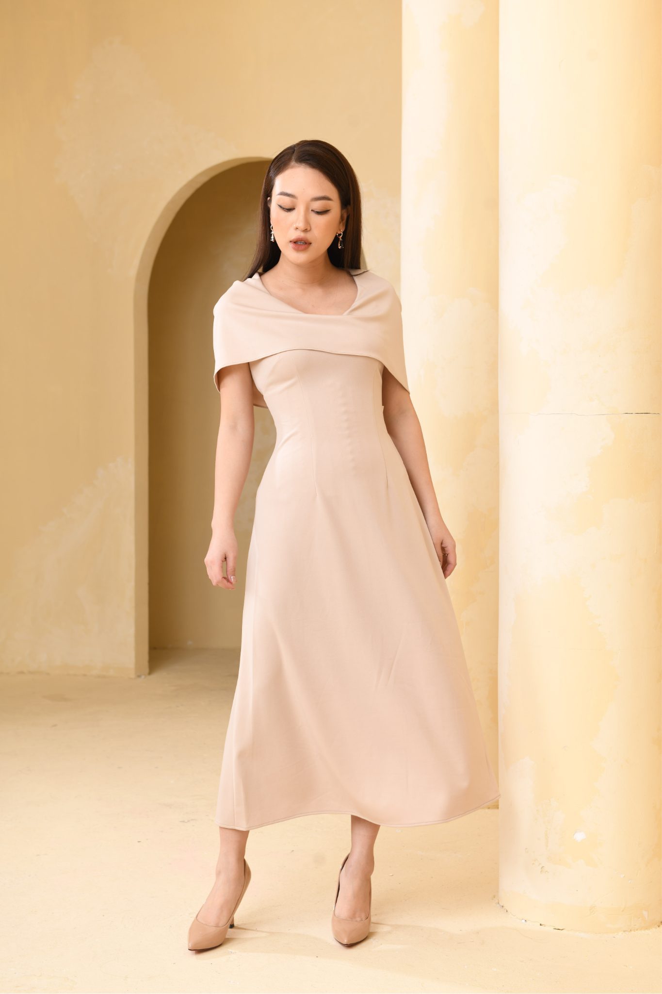 Đầm dáng dài sale hàng lẻ size DK8457 - Ảnh 5