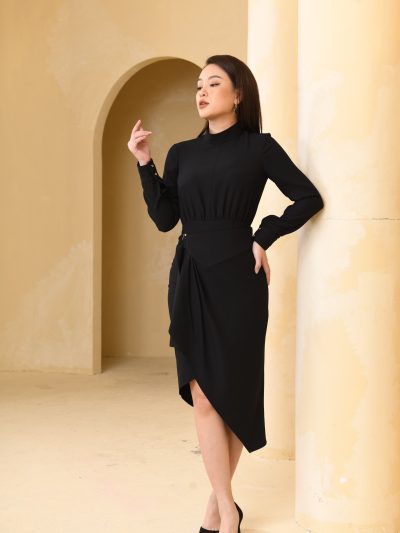 Đầm sale dài tay Hàng lẻ size DK8458