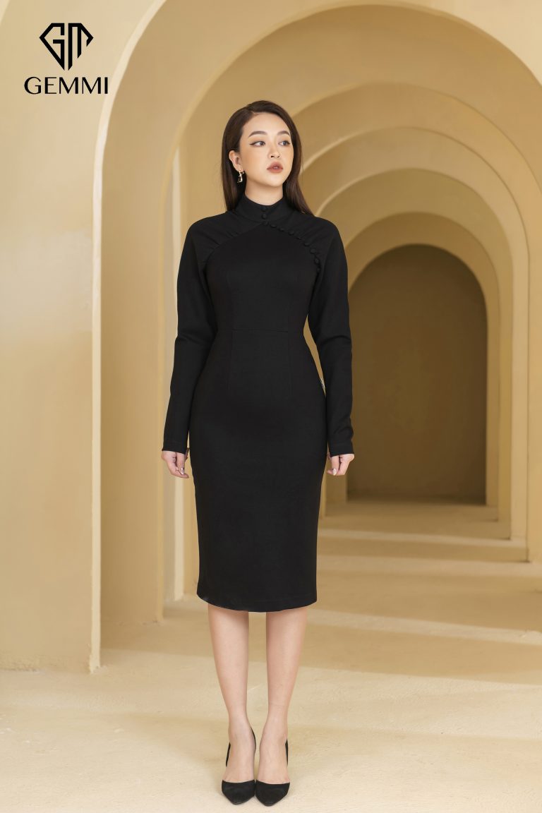Đầm sale hàng lẻ size DK8443