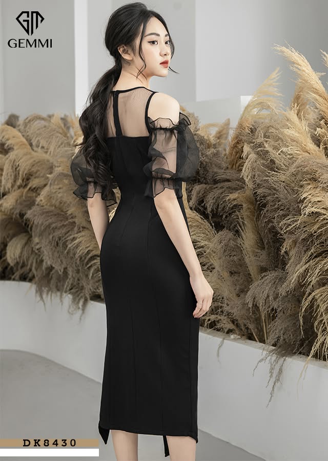 Đầm dáng tay lưới, DK8430 - Ảnh 5