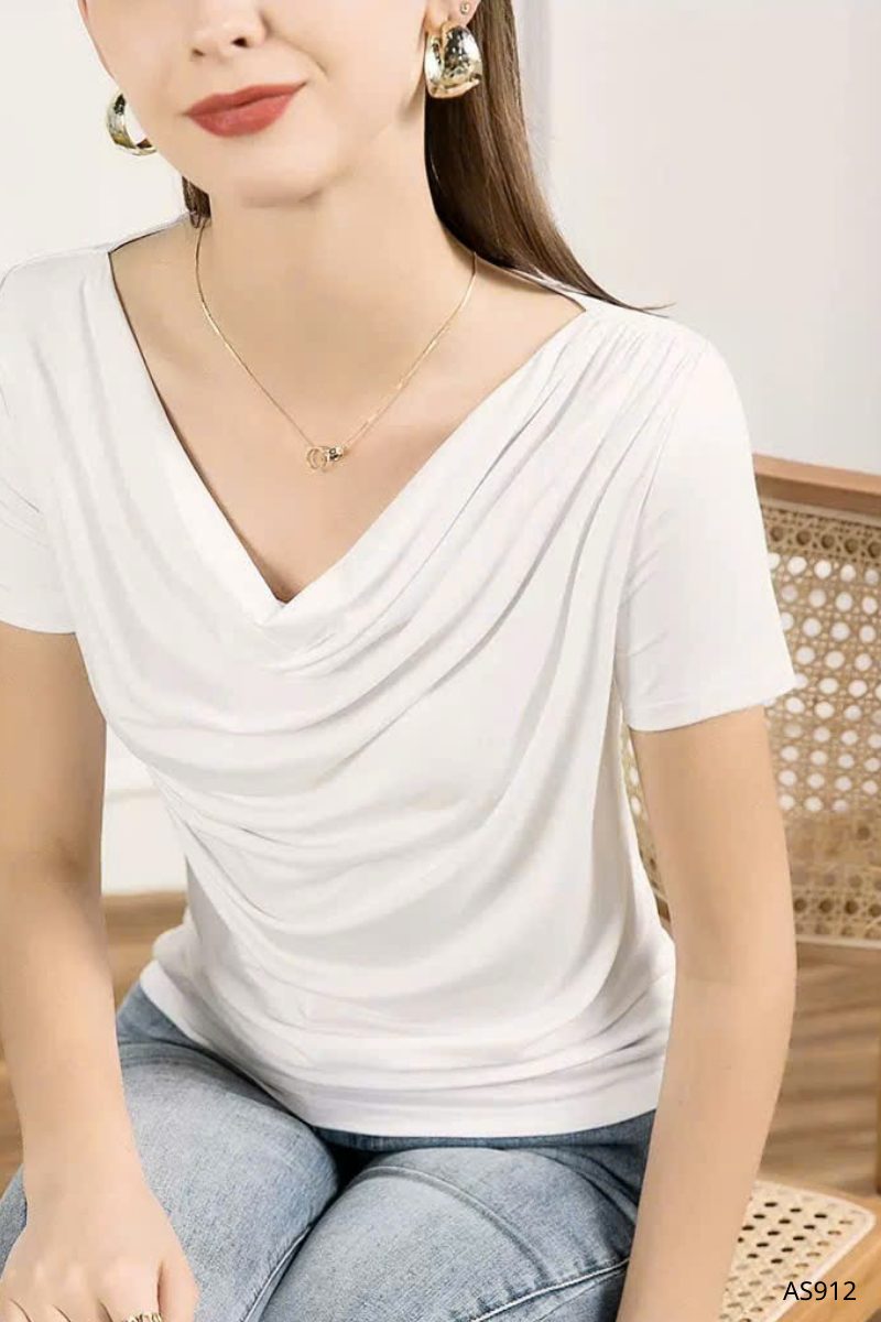 Áo thun Luna Cổ Đổ, AS912 - Ảnh 7