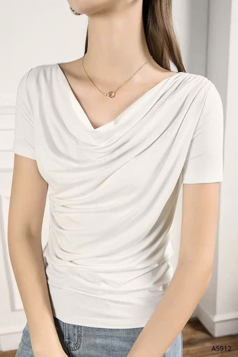 Áo thun Luna Cổ Đổ, AS912 - Ảnh 6