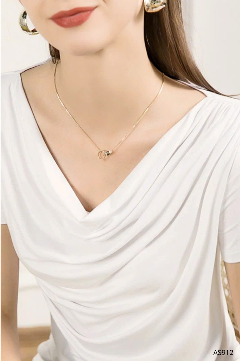 Áo thun Luna Cổ Đổ, AS912 - Ảnh 2