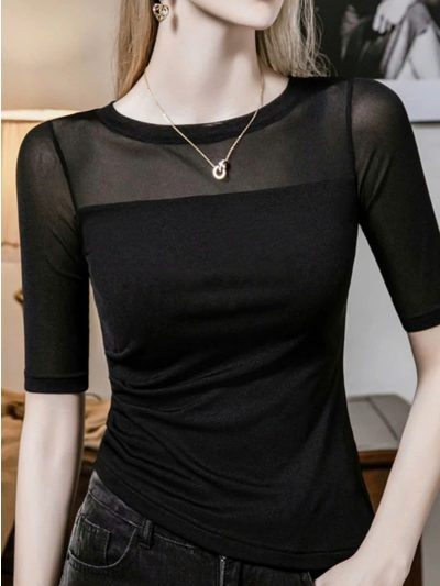 Áo thun phối lưới, AS915