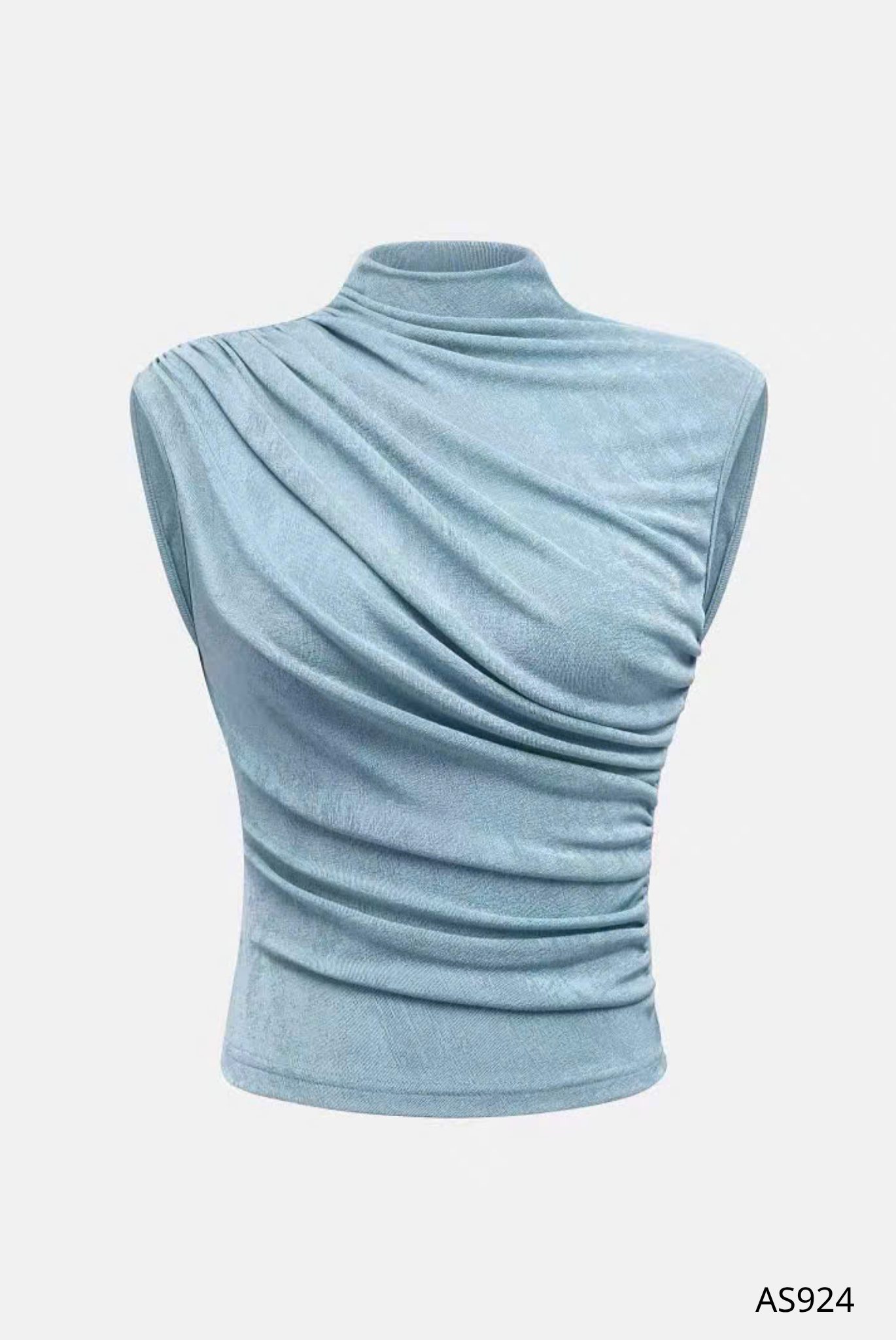 Áo lệch vai nhung rủ Velour - AS924 - Ảnh 5
