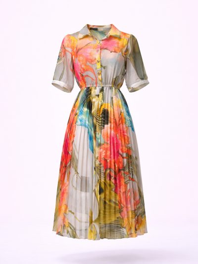 Đầm Maxi Vintage Hai Lớp Limited VH104
