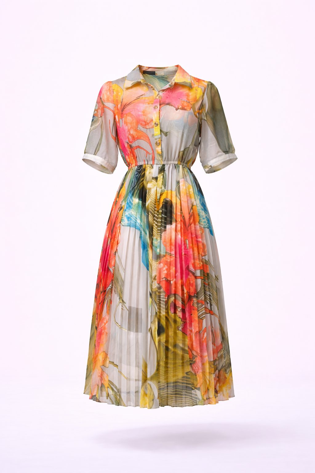 Đầm Maxi Vintage Hai Lớp Limited VH104