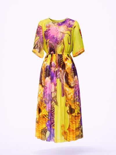 Đầm Maxi Vintage Hai Lớp Limited VH108