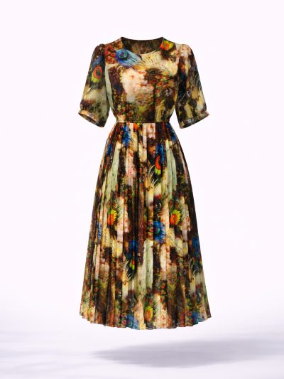 Đầm Maxi Vintage Hai Lớp Limited VH115