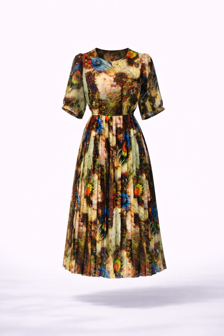 Đầm Maxi Vintage Hai Lớp Limited VH115