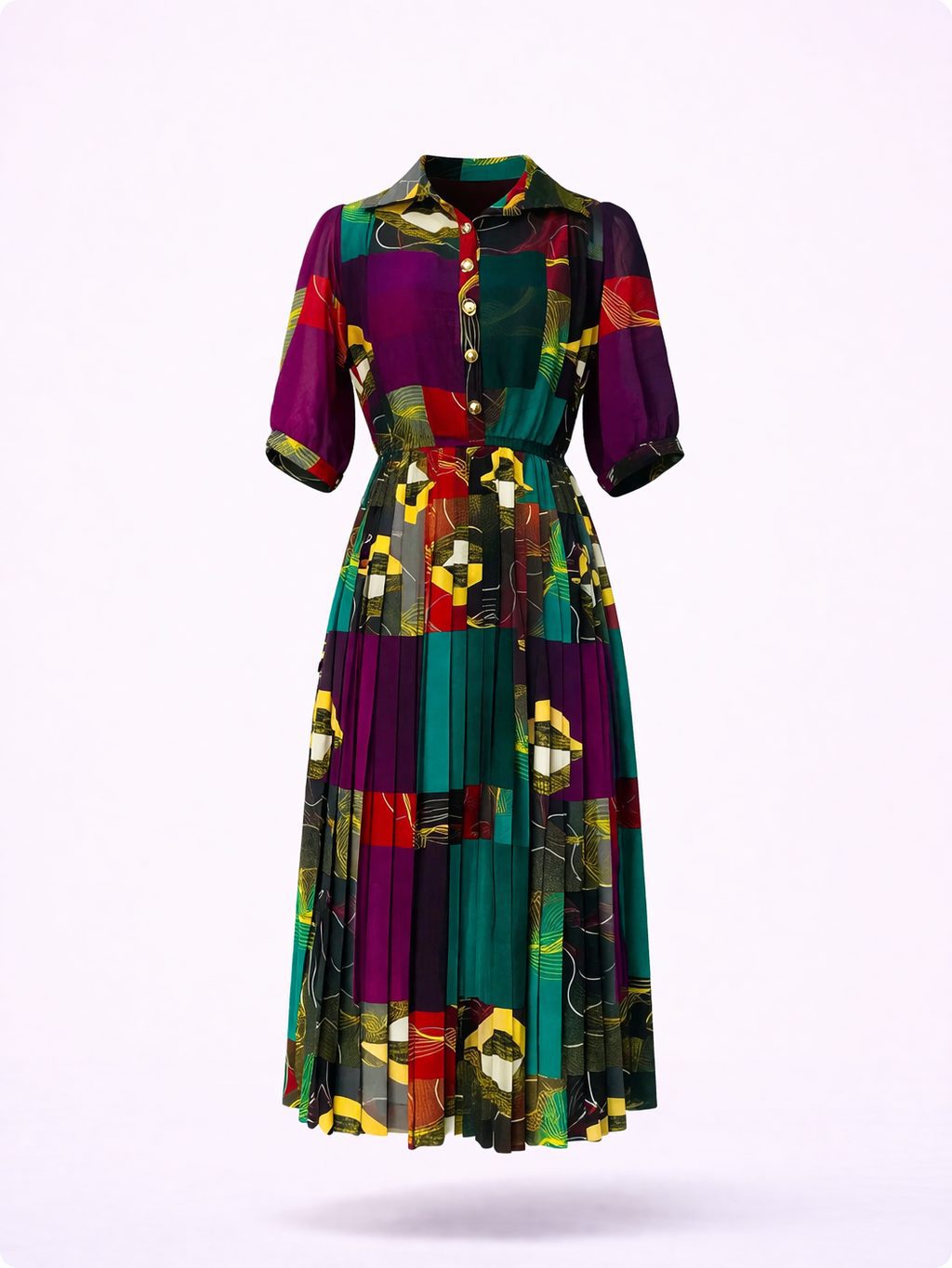 Đầm Maxi Vintage Hai Lớp Limited VH126