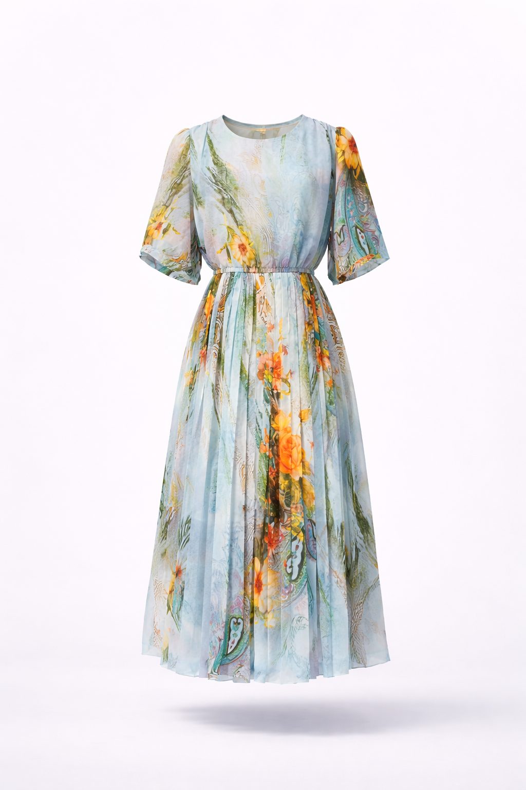 Đầm Maxi Vintage Hai Lớp Limited VH132