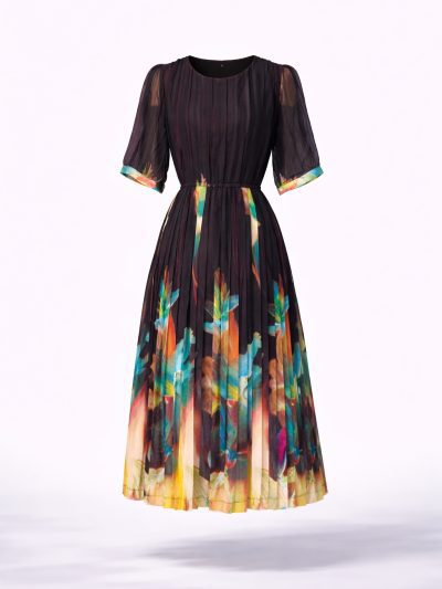 Đầm Maxi Vintage Hai Lớp Limited VH134